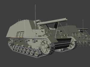 tangki hummel sdkfz Model Cetak 3D