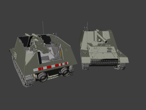sdkfz hummel tanks Modello di stampa 3D
