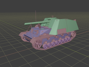 sdkfz hummel tanks Modello di stampa 3D