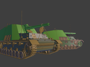sdkfz hummel tanks Modello di stampa 3D