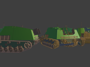 sdkfz hummel tanks Modello di stampa 3D