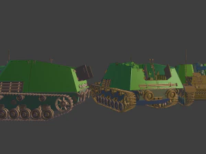 sdkfz hummel tanks 3D Print Model