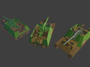 sdkfz hummel tanks 3D Print Model