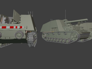 sdkfz hummel tanks Modello di stampa 3D