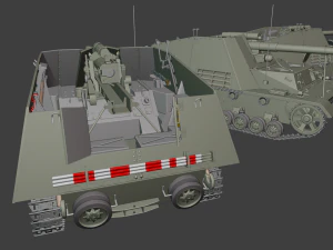 sdkfz hummel tanks 3D Print Model