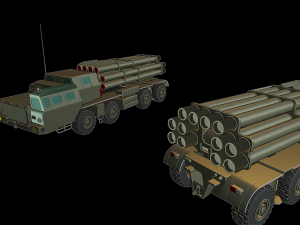 9a52 smerch2 3D Baskı Modeli