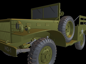 dodge wc 51 Model do druku 3D