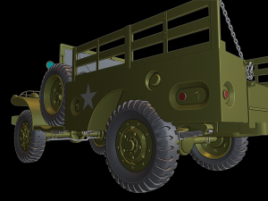 dodge wc 51 3D Принт Модель