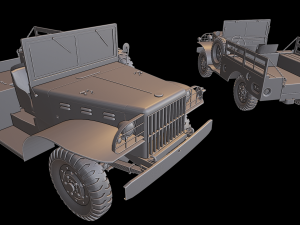 dodge wc 51 3D Принт Модель
