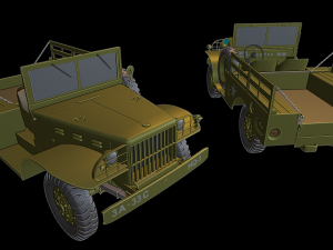 dodge wc 51 3D Принт Модель