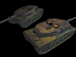 leopard 2a6 tanks 3D Print Model