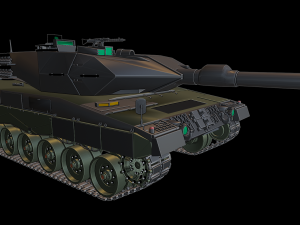 leopard 2a6 tanks 3Dプリントモデル