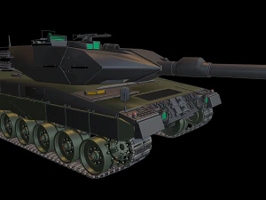 leopard 2a6 tanks 3D Print Model