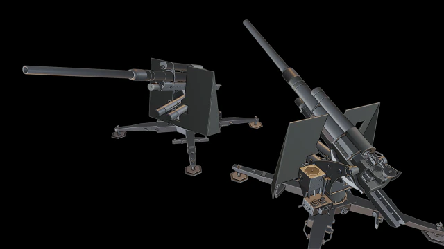 pac shield canon 3D Print Model .c4d .max .obj .3ds .fbx .stl .blend 