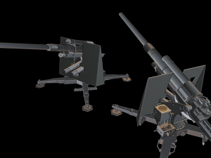 pac shield canon Modelo de Impressão 3D