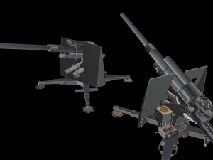 kanon perisai pac Model Cetak 3D