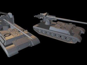 is-4 waffentrager tanks 3D Print Model