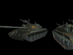 t-62m tanks 3D Print Model