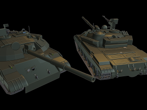 t-62m tanks 3D Принт Модель