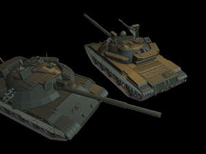 t-62m tanks 3D Принт Модель