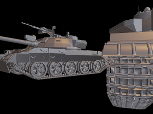t-62m tanks 3D Принт Модель