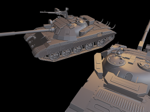 t-62m tanks 3D Принт Модель