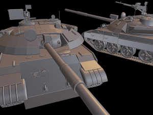 t-62m tanks 3D Принт Модель