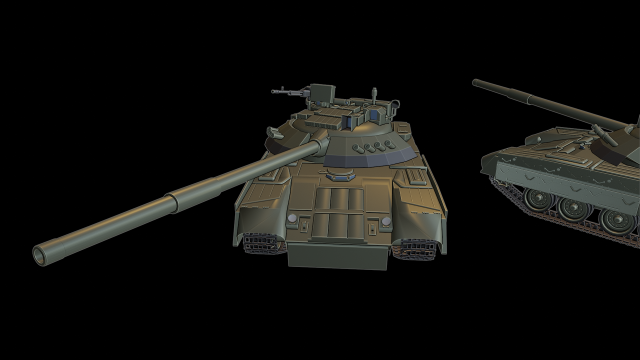 t-80ud tanks 3D Принт Модель .c4d .max .obj .3ds .fbx .stl .blend