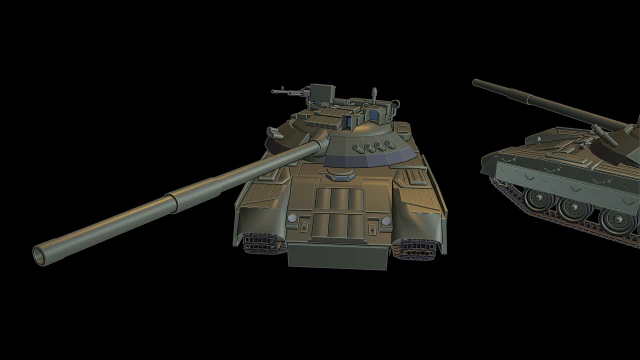 t-80ud tanks 3D Print Model .c4d .max .obj .3ds .fbx .stl .blend 