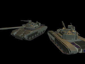 t-80ud tanks 3D Print Model