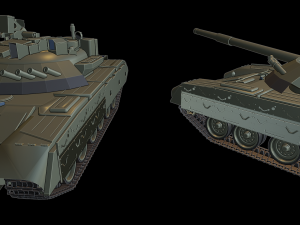 t-80ud tanks 3D Принт Модель