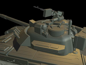 t-80ud tanks 3D Print Model