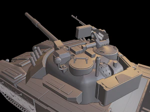 t-80ud tanks 3D Print Model