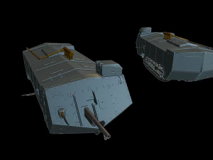 tanques czolg saint chamond Modelo de Impressão 3D