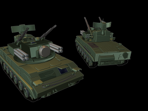 2s6 tunguska tanks 3D Print Model