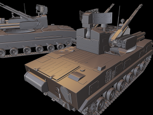 2s6 tunguska tanks 3D Print Model
