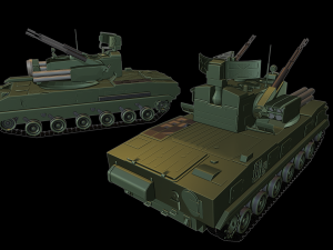 2s6 tunguska tanks 3D Print Model