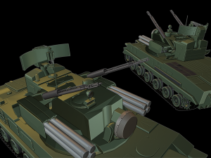 2s6 tunguska tanks 3D Print Model