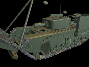 churchull avre tanks 3D Print Model