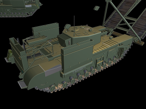 churchull avre tanks 3D 打印模型