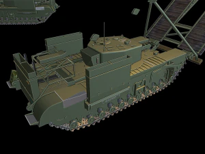 churchull avre tanks 3D Print Model
