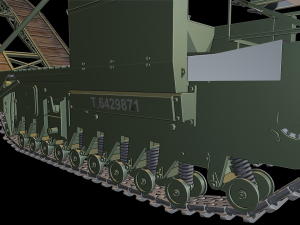 churchull avre tanks 3D 打印模型
