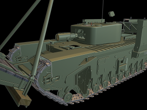 churchull avre tanks 3D 打印模型