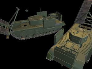 churchull avre tanks 3D 打印模型
