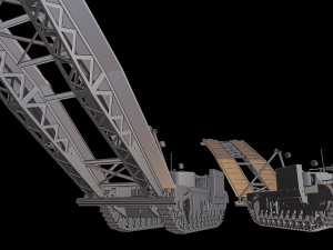 churchull avre tanks 3D 打印模型