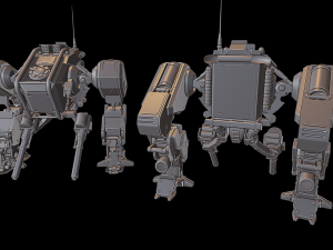 mech01 robot 3D Print Model