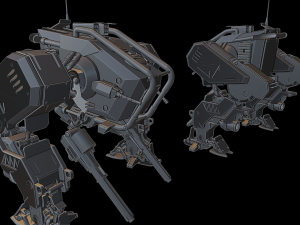 mech01 robot 3D Print Model
