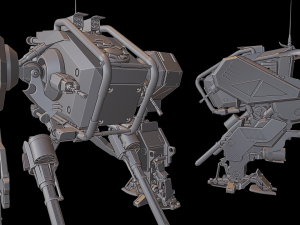 mech01 robot 3D Print Model
