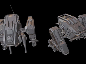 mech01 robot 3D Print Model