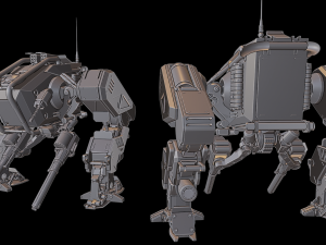 mech01 robot 3D Print Model